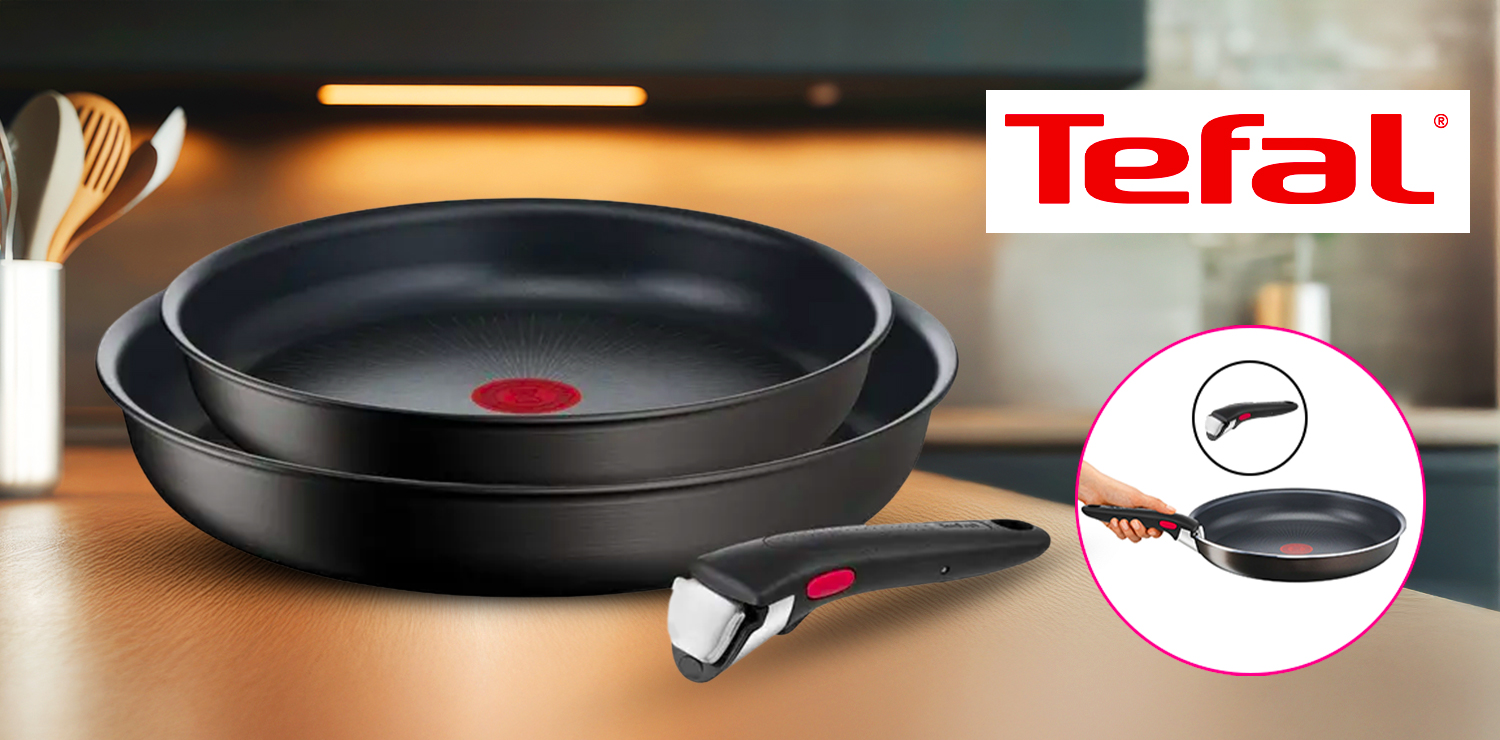 Set de 2 poêles tous feux dont Induction Ingenio TEFAL