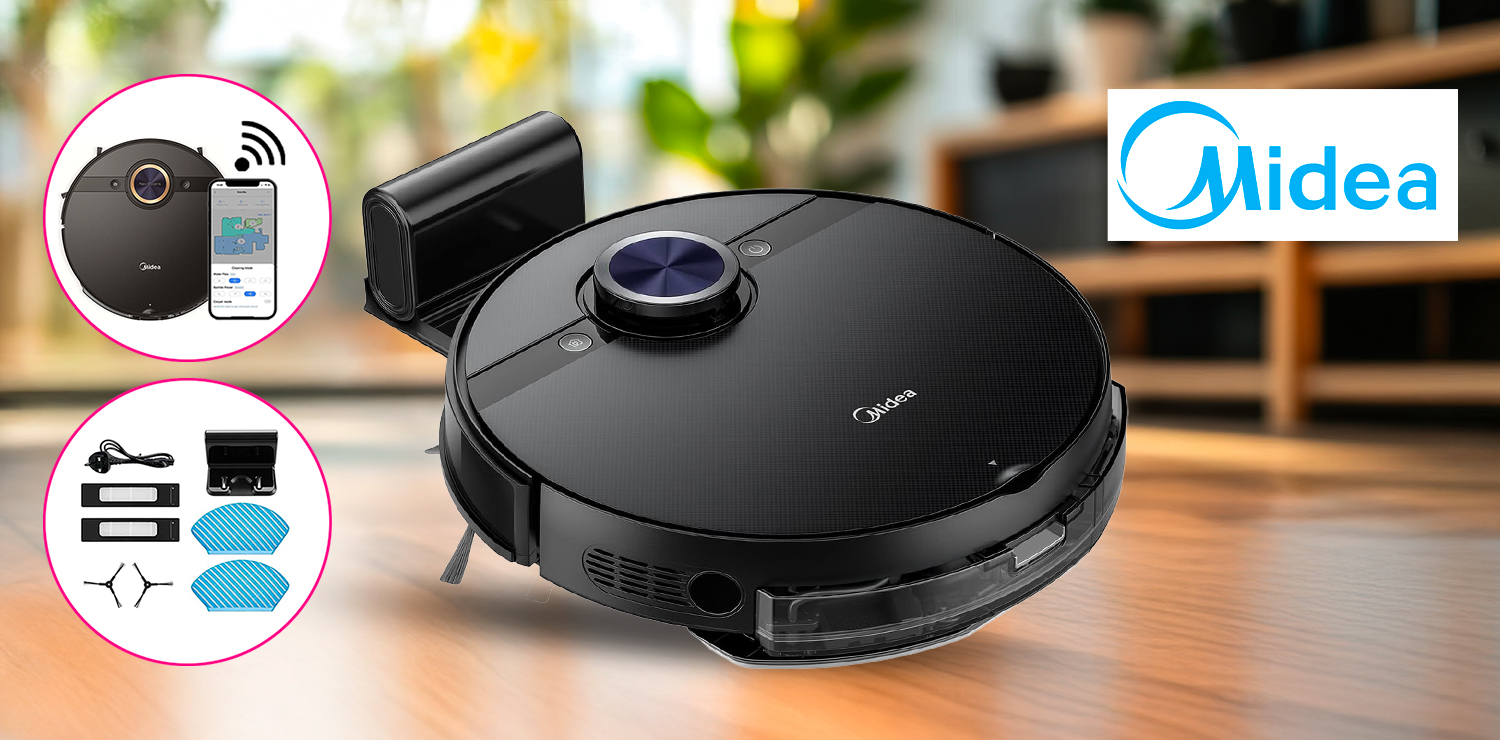 Aspirateur robot connecté 2en1 M7 Pro Swiss Edition (aspirateur et laveur) MIDEA