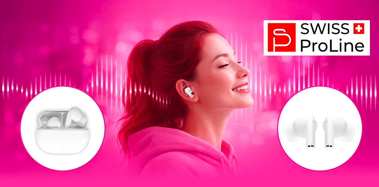 Écouteurs sans fil Bluetooth Swiss ProLine