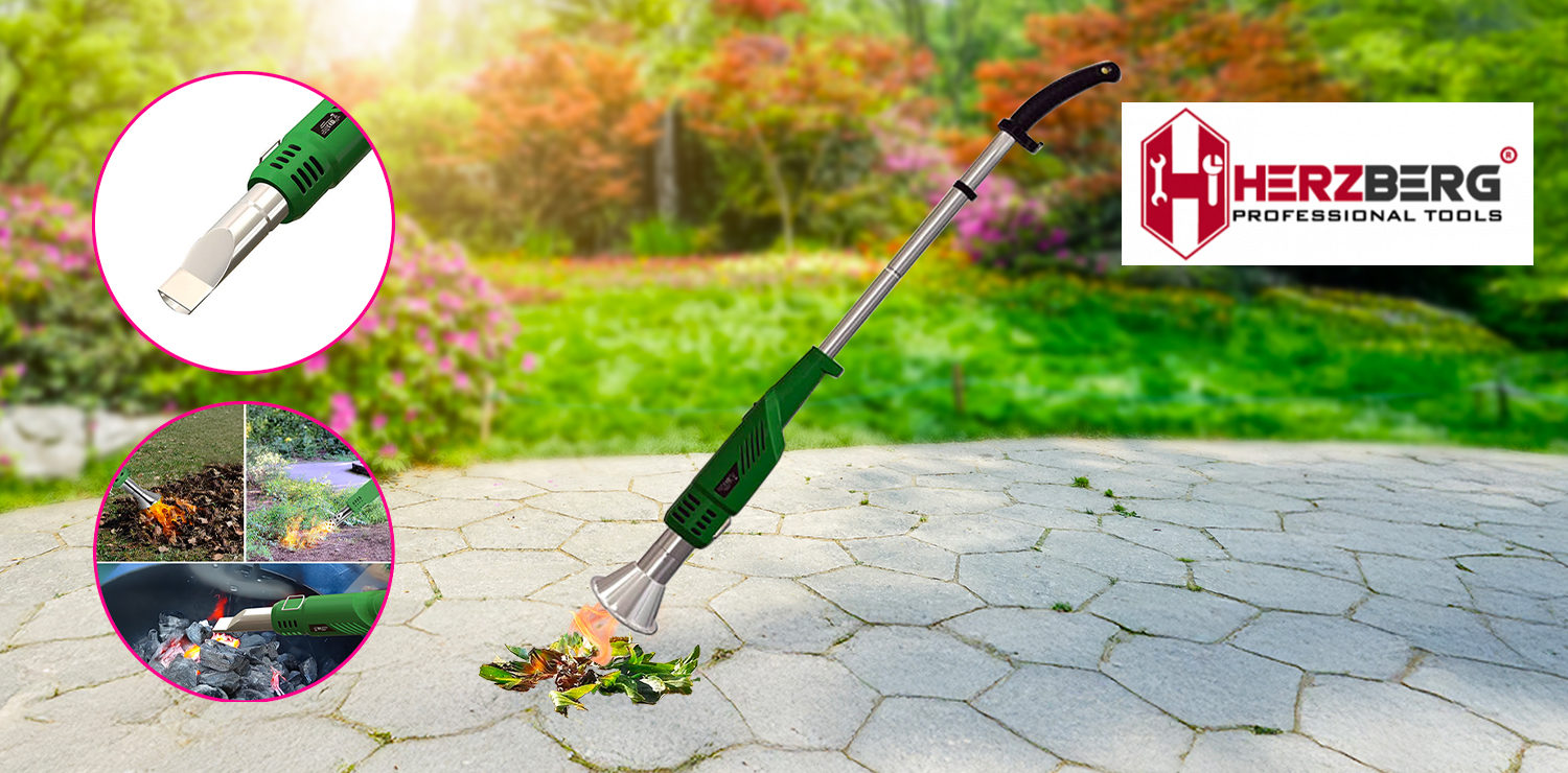 Brûleuse électrique de mauvaises herbes HERZBERG