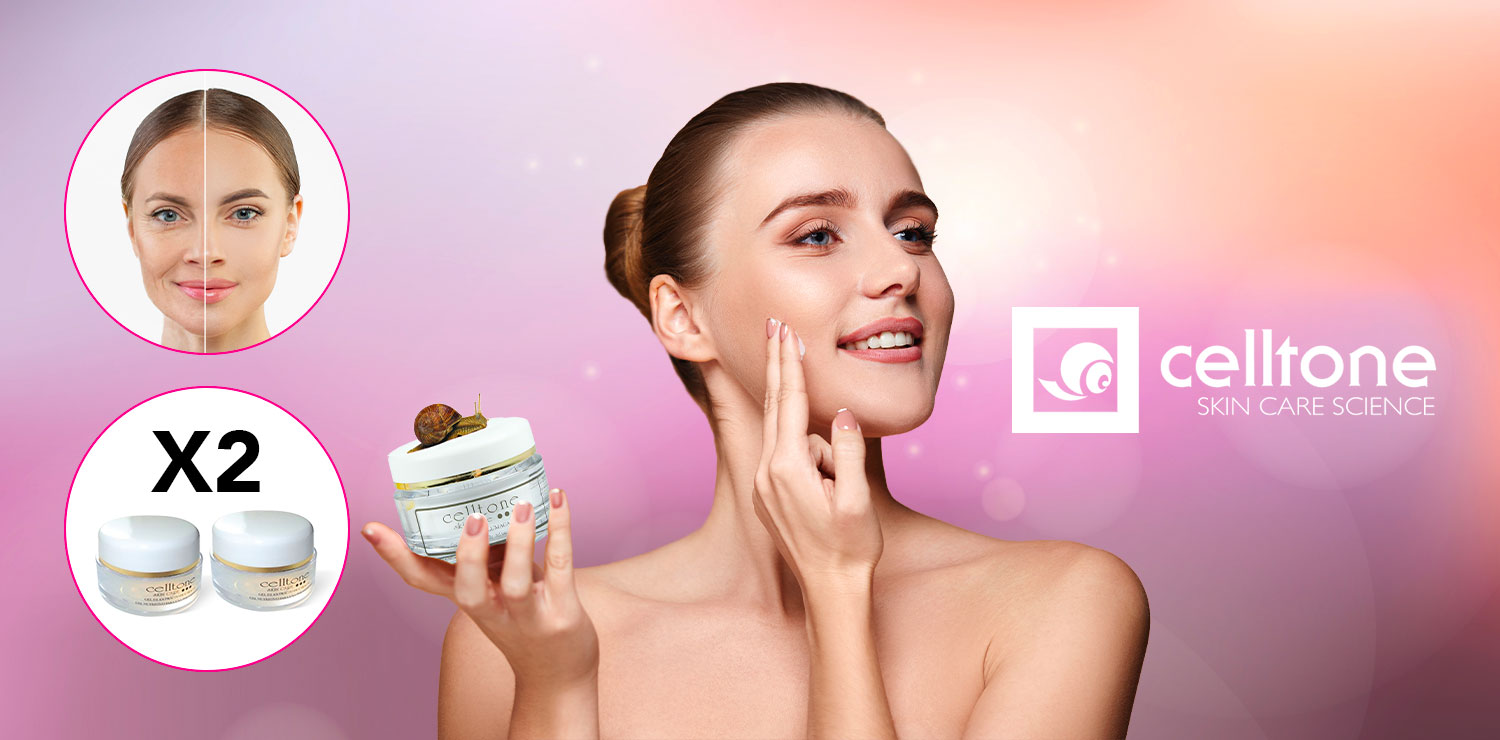Set de 2 crèmes à l'escargot (remède miracle pour votre visage)